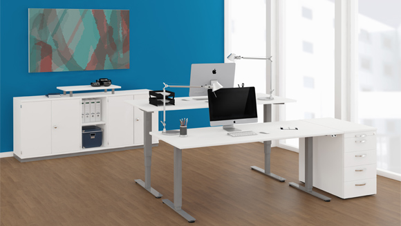 Steh-Sitz-Tische 'Pro-Elektro Plus'