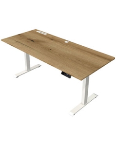 Steh-Sitz-Tisch mit Steckdosenleiste 'B-Electrical' - 180 x 80 cm