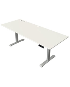 Steh-Sitz-Tisch mit Steckdosenleiste 'B-Electrical' - 200 x 80 cm