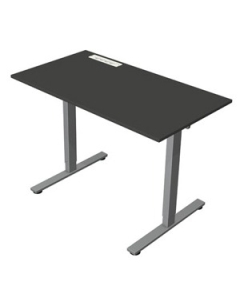 Höhenverstellbarer Steh-Sitz-Tisch 'B-Basis' - 120 x 65 cm