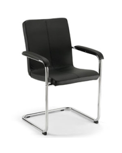 Freischwinger 'Satisfiy' - Leder