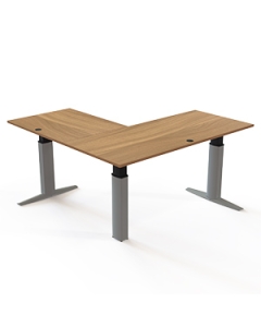 Elektrischer Steh-Sitz-Eckschreibtisch 'ConSet 501-23' - 180 x 180 cm
