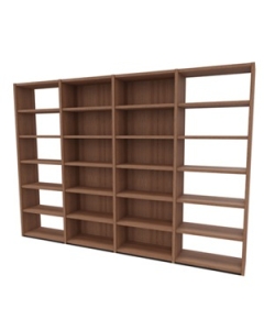 Großer Raumteiler mit Regalfächern 'Libreria' - 6 OH
