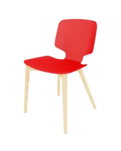 Eleganter Holzstuhl 'Code'