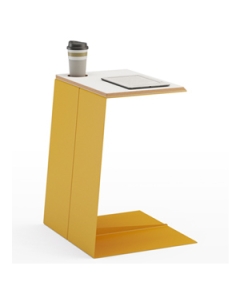 Design-Beistelltisch mit Getränkehalter 'Poise' by Bisley 
