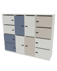Schließfächerschrank 'Puzzle - 4 OH