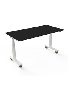 Klappbarer Steh-Sitz-Schreibtisch 'ConSet 501-96' - 120 x 80 cm