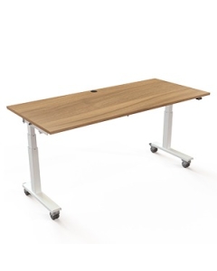 Klappbarer Steh-Sitz-Schreibtisch 'ConSet 501-96' - 180 x 80 cm