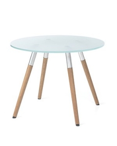 Loungetisch F mit Holzgestell