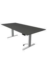 Großer Steh-Sitz-Tisch 'B-Silver' - 225 x 100 cm