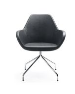 Loungesessel F mit Spinnenfußgestell 