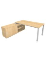 Schreibtisch mit Sideboard 'Hit-Quickstep' - 160 cm 
