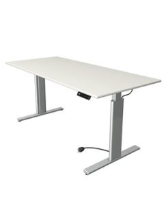 Steh-Sitz-Tisch 'B-Silver' - 180 x 80 cm
