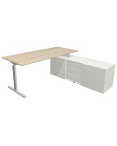 Schreibtisch mit Sideboard 'B-Stance' 