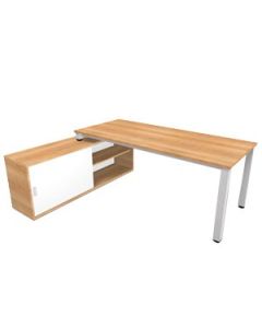 Schreibtisch mit Sideboard 'Hit-Quickstep' - 180 cm 