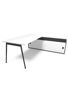 Schreibtisch mit Sideboard 'Impresario' - Breite 224 cm