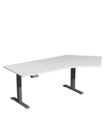 Winkel-Steh-Sitz-Tisch 'Elevate-Elektro Basic' - 135°