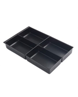 Bisley Einsatz für Standcontainer 'MultiDrawer' - DIN A4 - 4 Fächer - 5,1 cm