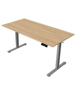 Höhenverstellbarer Steh-Sitz-Tisch 'B-Basis' - 160 x 80 cm