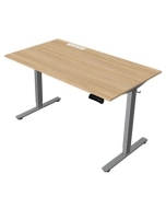 Höhenverstellbarer Steh-Sitz-Tisch 'B-Basis' - 140 x 80 cm