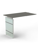 Anbauschreibtisch 'B-Lugan' - 100 x 60 cm - höheneinstellbar