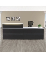 Empfangstheke 'Welcome Pro' - Anthrazit - 275 cm breit