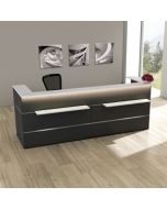 Empfangstheke 'Welcome Pro' - Anthrazit - 295 cm breit