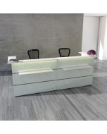 Empfangstheke 'Welcome Pro' - Glasfront - 295 cm breit
