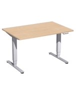 Höhenverstellbarer Schreibtisch 'Pro-Elektro Plus' - 120 x 80 cm