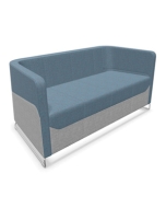 Design-2-Sitzer-Sofa 'Nost-Granite' mit kubischer Form