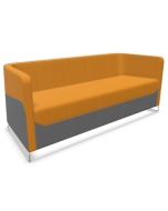 Design-3-Sitzer-Sofa 'Nost-Granite' mit kubischer Form