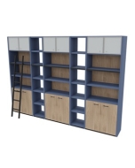 Aufklappbarer Tisch mit Ablagefach 'Flipper' - 76 x 43 cm