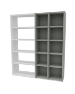 Halboffener Raumteiler 'Libreria' - 5 OH