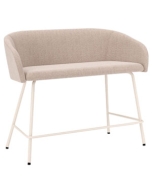 Hohes Sofa mit Metallgestell 'Nost-Naudu'