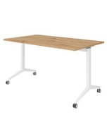 Fahrbarer Klapptisch 'Hit-Twist' - 140 x 80 cm