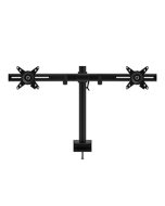 Schwarzer Doppel-Monitorarm mit Crossbar 'Viewmate 643' 