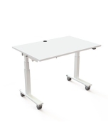 Klappbarer Steh-Sitz-Schreibtisch 'ConSet 501-96' - 120 x 80 cm