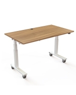 Klappbarer Steh-Sitz-Schreibtisch 'ConSet 501-96' - 120 x 80 cm