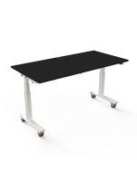 Klappbarer Steh-Sitz-Schreibtisch 'ConSet 501-96' - 120 x 80 cm