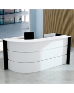 Empfangstheke mit Steh-Sitz-Funktion 'Bali Up & Down' - 232 cm breit