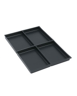 Bisley Einsatz für Standcontainer 'MultiDrawer' - DIN A4 - 4 Fächer - 2,2 cm