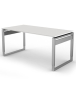 Schreibtisch 'B-One' - 160 x 80 cm mit Schwebeplatte - weiß