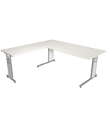 Höheneinstellbarer Eckschreibtisch 'B-Frame' - 180 x 180 cm