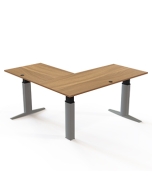 Elektrischer Steh-Sitz-Eckschreibtisch 'ConSet 501-23' - 180 x 180 cm
