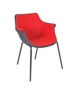 Designstuhl 'Nost-Kaika-1' - 4-Fuß-Gestell