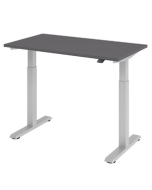 Schmaler höhenverstellbarer Schreibtisch 'Hit-Jive Modern' - 120 x 67,2 cm 