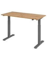 Schmaler höhenverstellbarer Schreibtisch 'Hit-Jive Modern' - 140 x 67,2 cm 