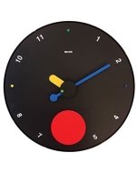 Rexite Wanduhr 'Contrattempo' schwarz, bunt