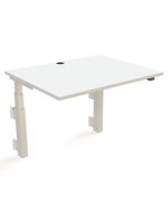 Kleiner Wandschreibtisch mit Motor 'ConSet 501-39' - 100 x 80 cm