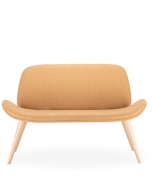Modernes 2-Sitzer-Sofa 'Nost-Tilkka' mit Holzgestell